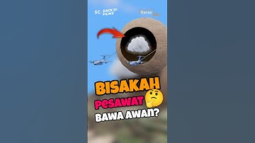 BISAKAH PESAWAT menangkap awan? 🤔 #shorts
