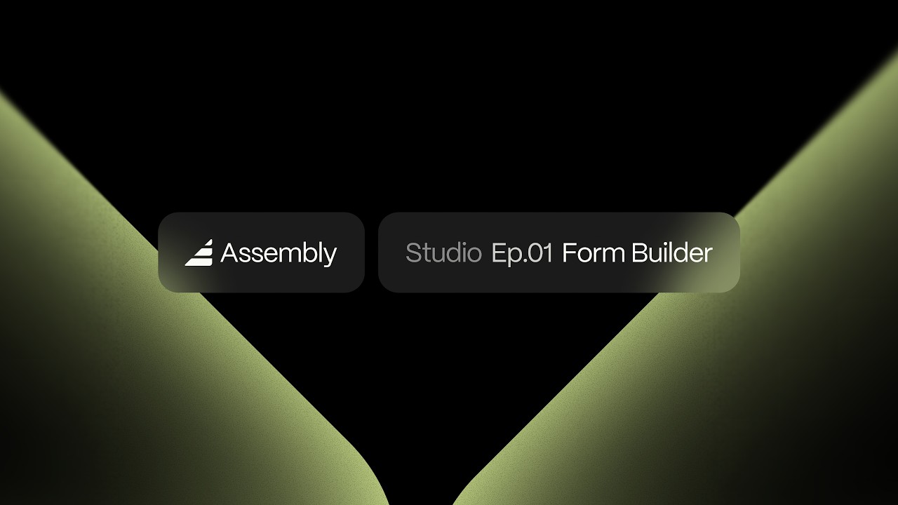 Demo: Custom Form Builder | Made with Assembly Studio AI app builder