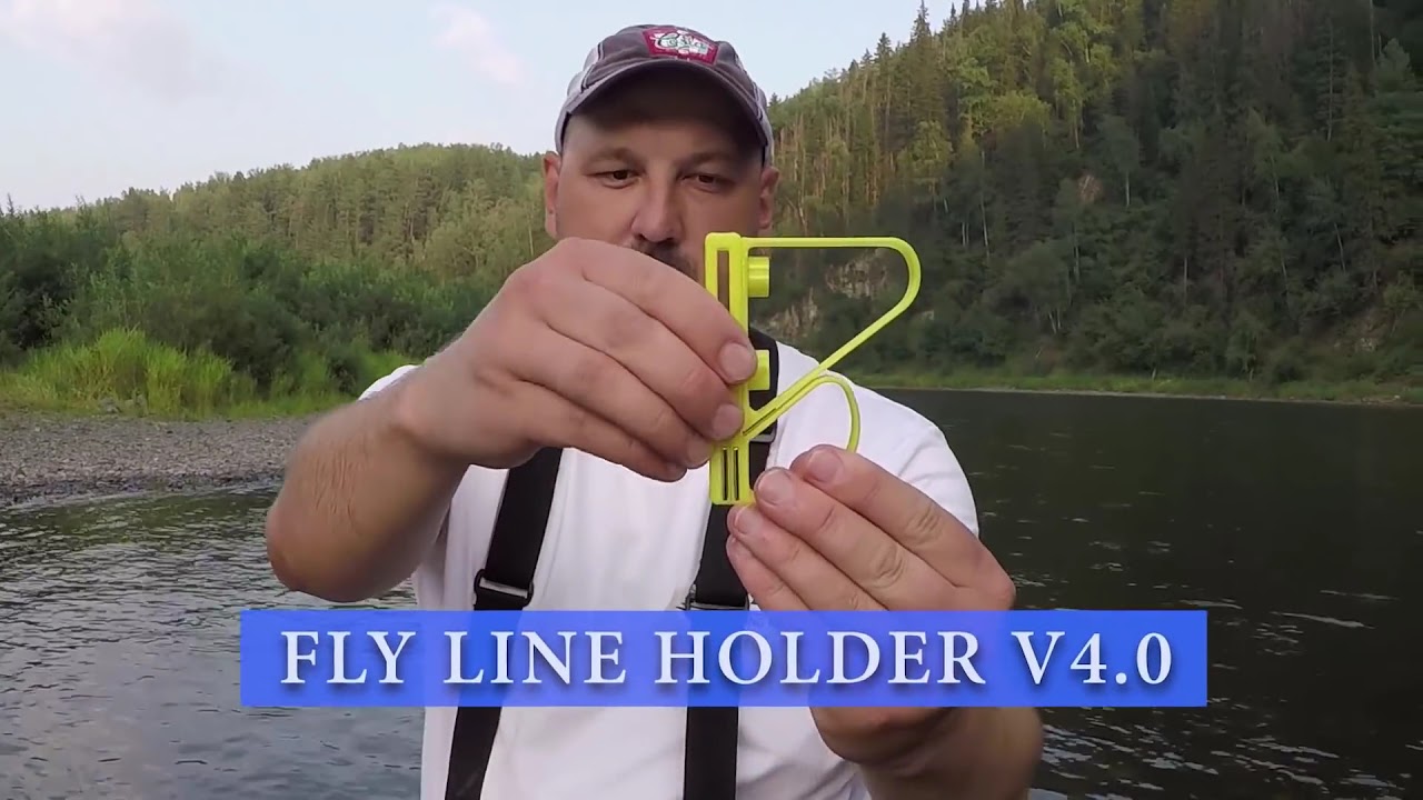 Fly fishing line holder v4.0 with magnet 