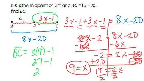 midpoint and segment bisector video