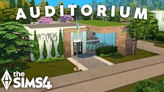 Copperdale High Auditorium // The Sims 4 Speed Build