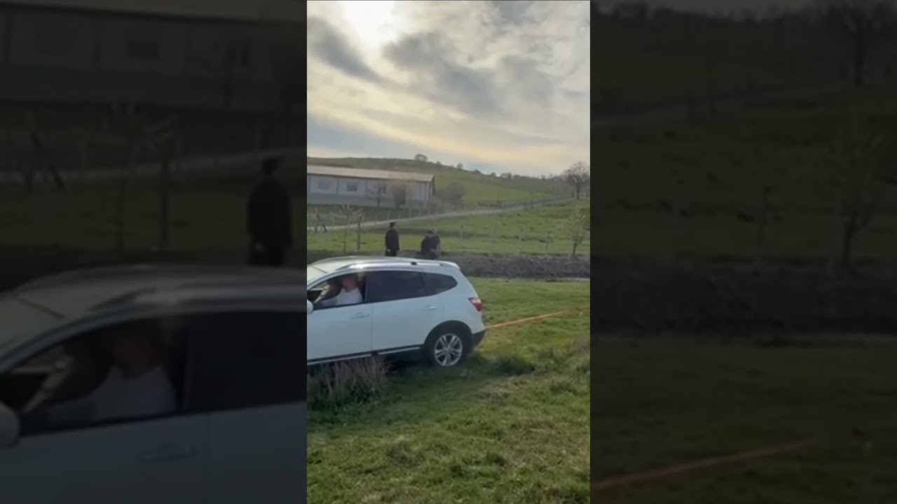 Can the Qashqai Survive Against the Musso? 😳 #sound #automobile #offroad #drift #mud #wildlife #fun