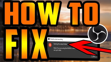 (outdated) how to fix OBS "failed to start recording"