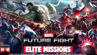 MARVEL Future Fight (By Netmarble Games) - iOS / Android - Elite Missions Gameplay screenshot 1