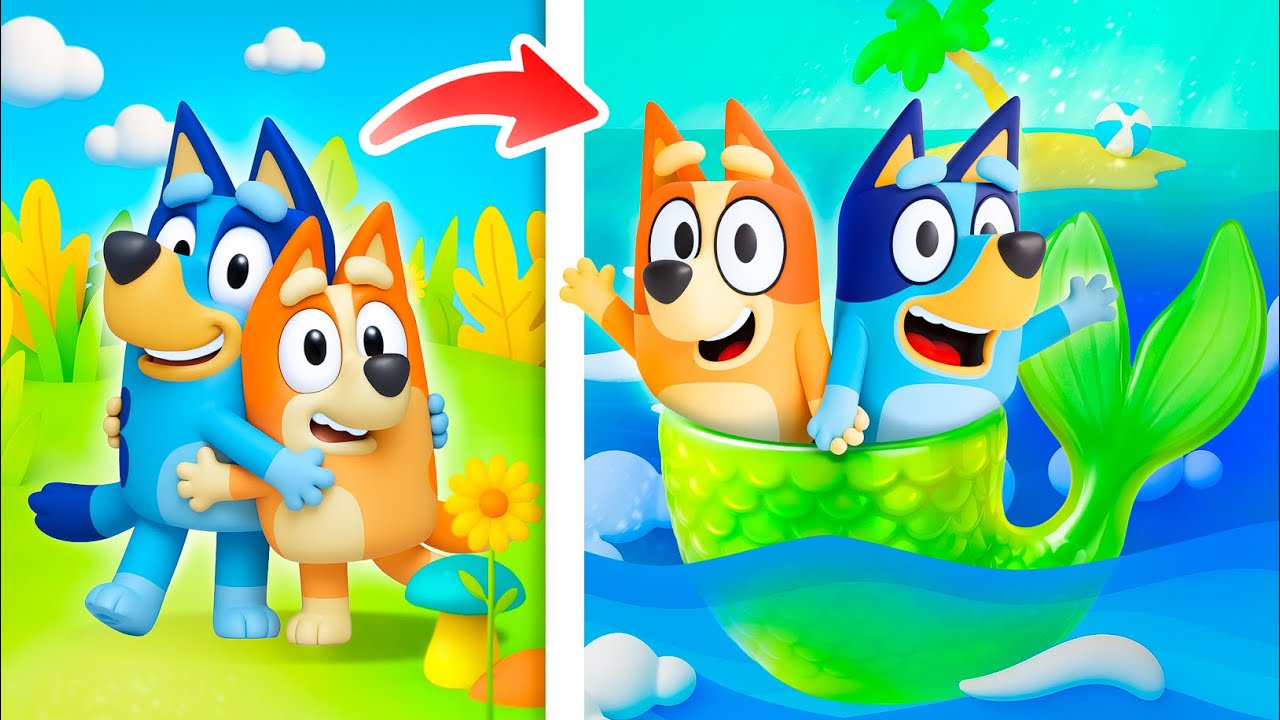Bluey-tól és Bingótól a sellőkig!