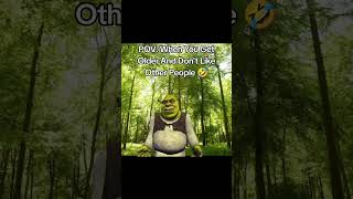 Shrek Meme #fyp #funny #foryou #memes #entertainment #shrek