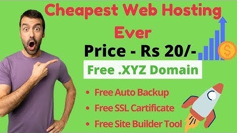 BEST  Hosting OFFER   CHEAP HOSTING 2021   STARTING From ₹20 M   Cheap WEB HOSTING For WORDPRESS