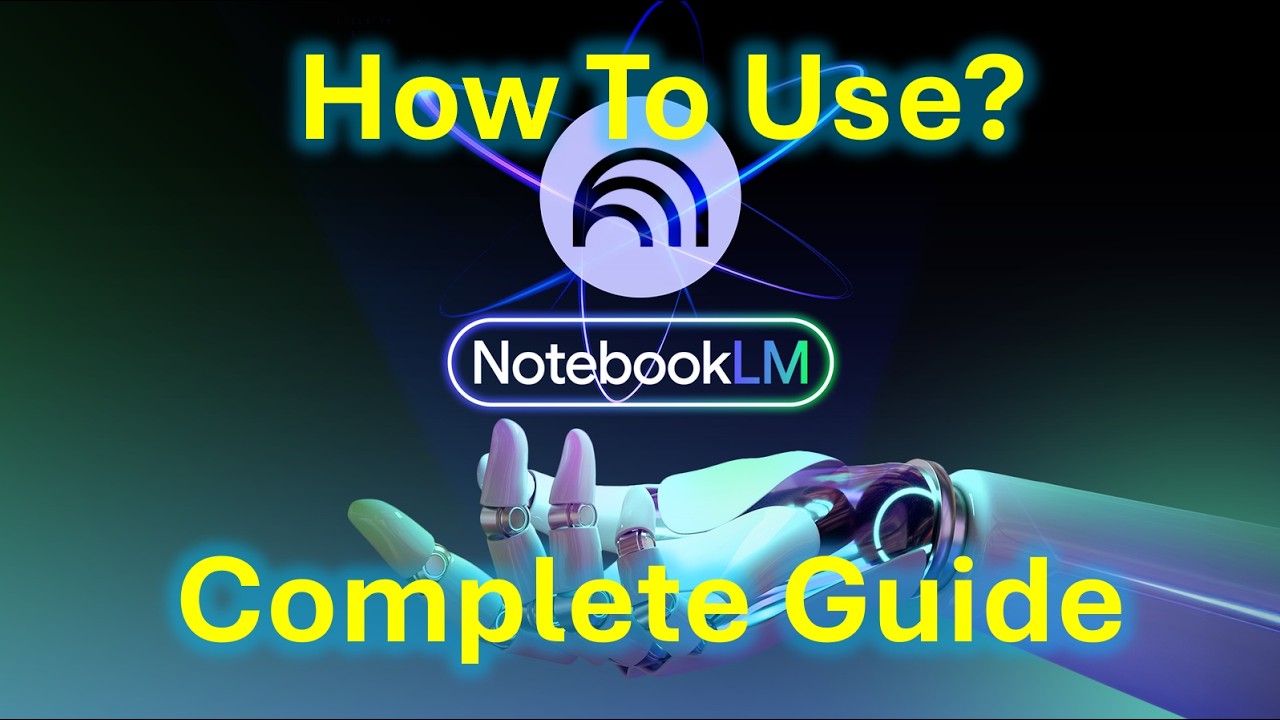 How to Use NotebookLM? Complete Guide! AI Audio Video PPTs Charts - YouTube