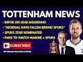TOTTENHAM NEWS: Player Nominated for FIFA Team of 2020, Defoe on Jose, "Arsenal Have Fallen Behind"