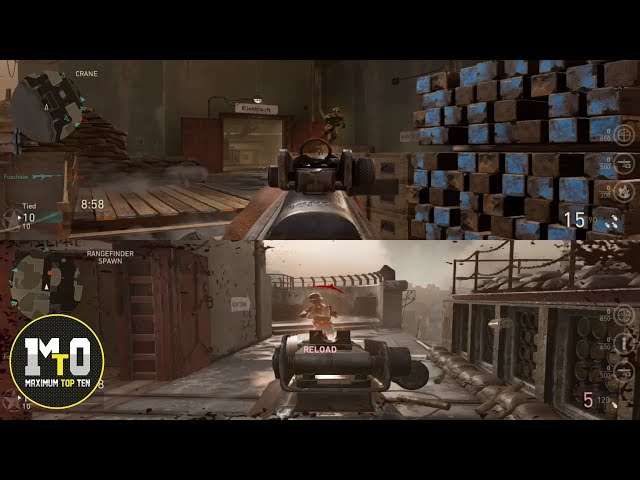 CALL OF DUTY WWII - COD LOCAL MULTIPLAYER SPLIT SCREEN TEAM DEATHMATCH FLAK  TOWER GAMEPLAY 