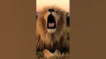 صوت الأسد زئير الأسد 