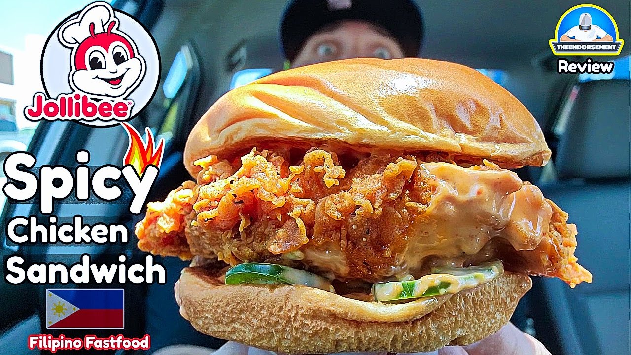 Jollibee Spicy Chicken Sandwich Review Theendorsement YouTube Jollibee Spicy Chicken Sandwich Review Theendorsement YouTube
