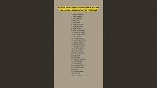 30 Highly Successful Introverts In History Who Made A Lasting Impact On The World ?