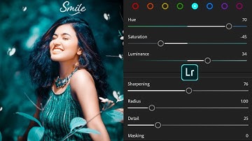 Lightroom dark and blue effect photo editing tutorial | lightroom background colour change preset