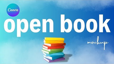 How to create open book mockup in Canva | tips for beginners 