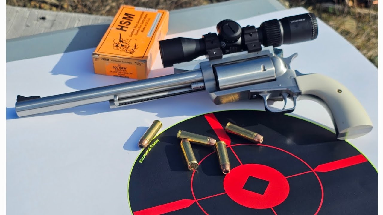 Калибр 500 S&W Magnum с пулей Vortex Crossfire HD 1.5-5.5x32: хронографическое тестирование и бал...