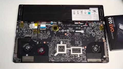 MSI GS65 Teardown and SSD upgrade