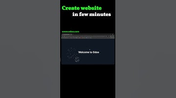 🚀 How to Make a Website in Minutes Using Odoo.com! #webdevelopment  #ai #artificialintelligence
