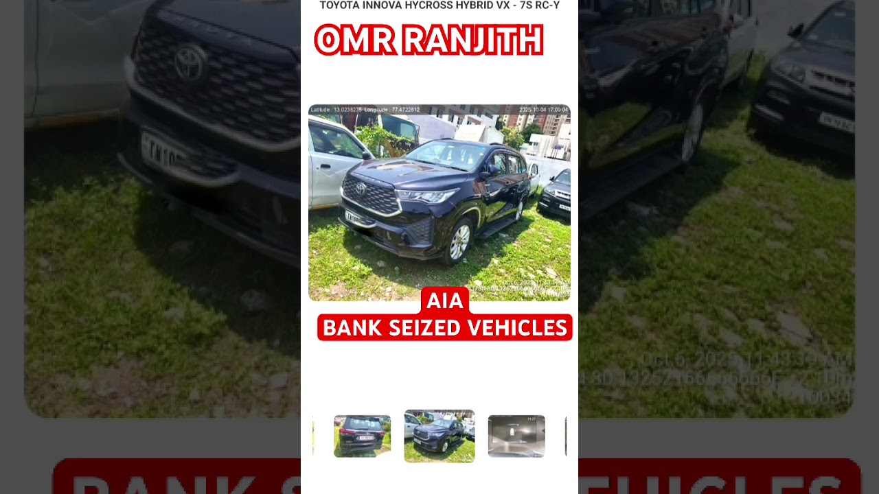 Автомобиль, конфискованный банком #Самый дешевый #Бюджетный #AIA #Все на аукционе #OMR Ranjith #Л...