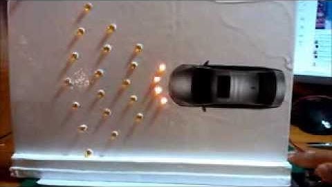 SIMPLE 8051 PROJECT ( parking sensor using ultrasonic module on breadboard) part 2