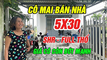 Căn nhà vườn SHR 5x30 full thổ sát Hóc Môn – giảm mạnh 200tr, cô Mai bán nhanh trong tuần!