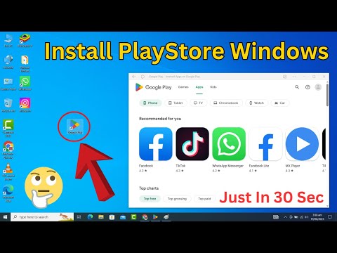 How To Download And Install Google PlayStore Apps On Windows PC Or Laptop 2023 (Easiest Way)