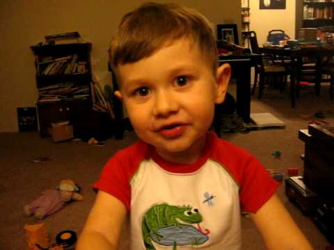 3-year-old recites poem, "Litany" by Billy Collins