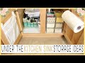 UNDER THE KITCHEN SINK STORAGE IDEAS || Shirlee Alicia