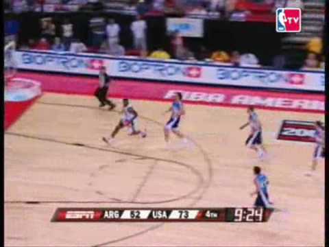 A mix of possibly the second coming of the USA Basketball Dream Team. Footage from FIBA Americas 2007 to the song Second Coming by Juelz Santana and Just Blaze. This team is not completely accurate as Team USA works from a pool of 33 players and the ones in the video were the 12 players selected to play in the FIBA Americas 2007 tournament although the official 12 man roster for the Olympics in Bejing is different. FIBA America 2007 Squad Includes: Kobe Bryant LeBron James Carmelo Anthony Jason Kidd Dwight Howard Amare Stoudemire Michael Redd Chauncey Billups Deron Williams Mike Miller Tayshaun Prince Tyson Chandler Beijing Olympics 2008 Squad Includes: Kobe Bryant LeBron James Carmelo Anthony Jason Kidd Dwight Howard Carlos Boozer Michael Redd Chris Paul Deron Williams Dwyane Wade Tayshaun Prince Chris Bosh Alternates (for Beijing Squad): Tyson Chandler Shawn Marion Kevin Durant Chauncey Billups Joe Johnson Mike Miller Link to Olympic roster: sports.espn.go.com Link to Olympic Roster Alternates: sports.espn.go.com