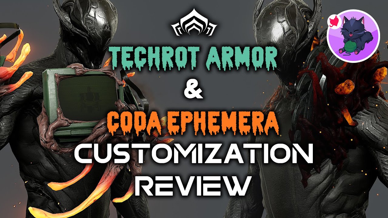 Warframe | Fashion Frame | Techrot Armor & Coda Ephemera Customization ...