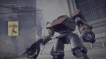 ARMORED CORE™ VI FIRES OF RUBICON™ Burn Pickaxe Index Dunham Miniboss Arena Rank 28