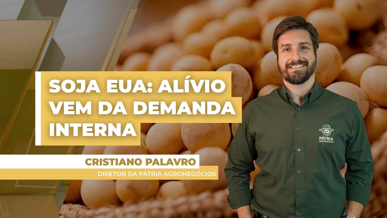 Esmagamento forte nos EUA alivia falta da demanda chinesa e faz soja subir em Chicago