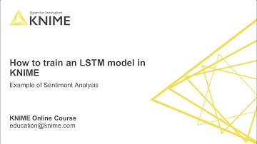 How to train an LSTM model in KNIME