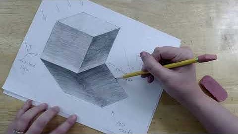 How to Draw and Shade a Cube