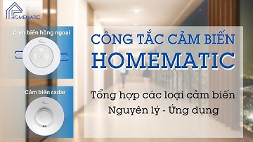 Cùng tìm hiểu về công tắc cảm biến hồng ngoại radar vi sóng Homematic