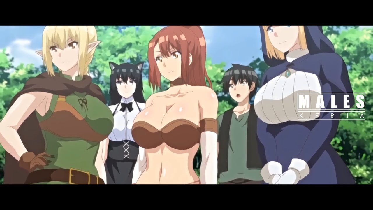 Тотальный гарем цензуры. Isekai Harem Monogatari. Исекаи гарем моногатари.