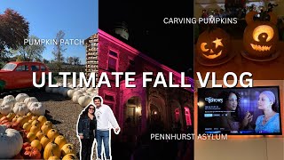 ULTIMATE FALL VLOG 2022 l Farm, haunted house, carving pumpkins & more