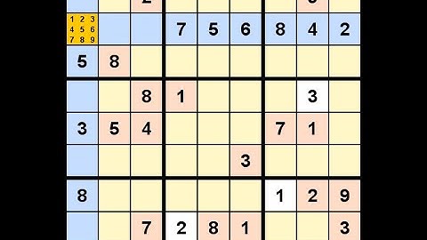 How to Solve Washington Times Sudoku Difficult December 3, 2021