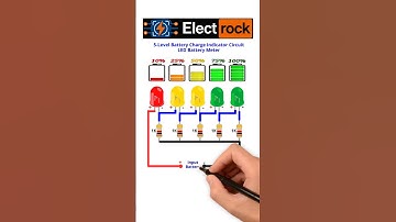 5-Level Battery Charge Indicator Circuit 🔋💡 | LED Battery Meter