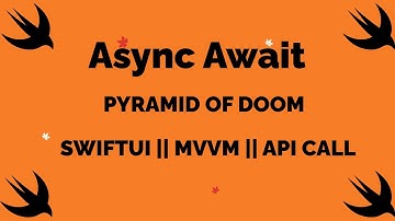 Async Await  Swift  || @MainActor || MVVM Architecture || Swift Concurrency
