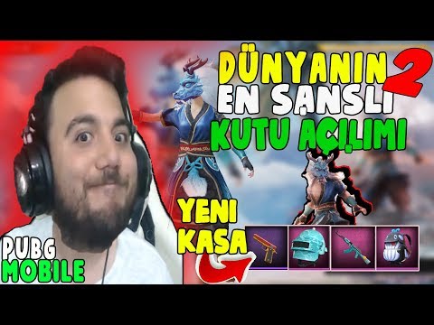 YUH! DÜNYA REKORU OLMALI! EN ŞANSLI SANDIK AÇILIMI #2 - PUBG Mobile Kutu Açma