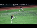 最速165キロ佐々木朗希の試合前キャッチボール