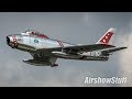 Jet Warbird Flybys (With Narration) - Terre Haute Airshow 2018
