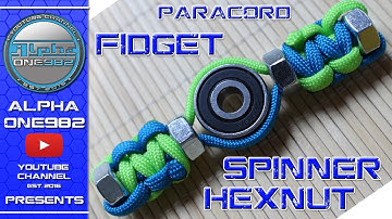Ultimate Fidget Spinner Hex Nut Paracord - Fidget Spinner DIY - How To