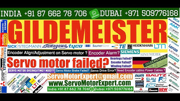 GILDEMEISTER CNC Repair Heidenhain Encoder Resolver Commutation encoder Alignment Adjust Drive Error