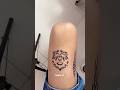 Relaxing henna art video for tattoo lovers 😌#HennaTattoo #HennaArt #Relaxing #Shorts #Aesthetic