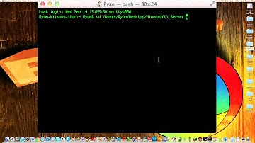 How to Make a Minecraft 1.8 server (Mac)