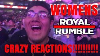 WOMENS ROYAL RUMBLE MATCH CRAZY REACTION!!!! PART 4!