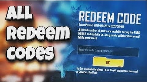 Pubg Mobile New GodzillaKong Event Redeem Codes || Pubg Mobile || Pubg × Godzilla Kong