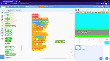 How to make an airplane flying game on scratch
